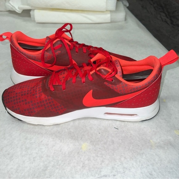 Nike Air Max Tavas Print [742781-600] Running Red/Burgundy-White Size 11M - Picture 7 of 11